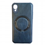 læder cover til iPhone XR Med MagSafe Blå